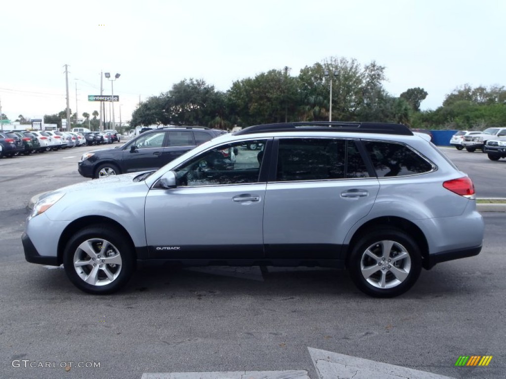 2014 Outback 2.5i Limited - Ice Silver Metallic / Black photo #3