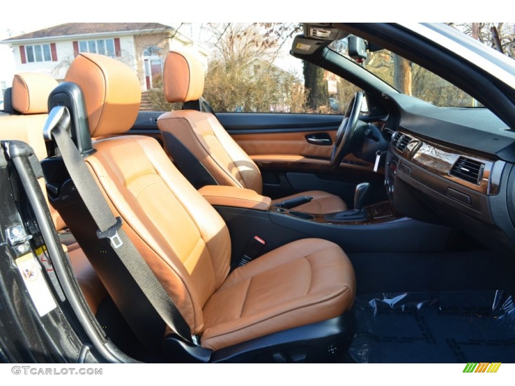 2007 3 Series 335i Convertible - Black Sapphire Metallic / Saddle Brown/Black photo #10