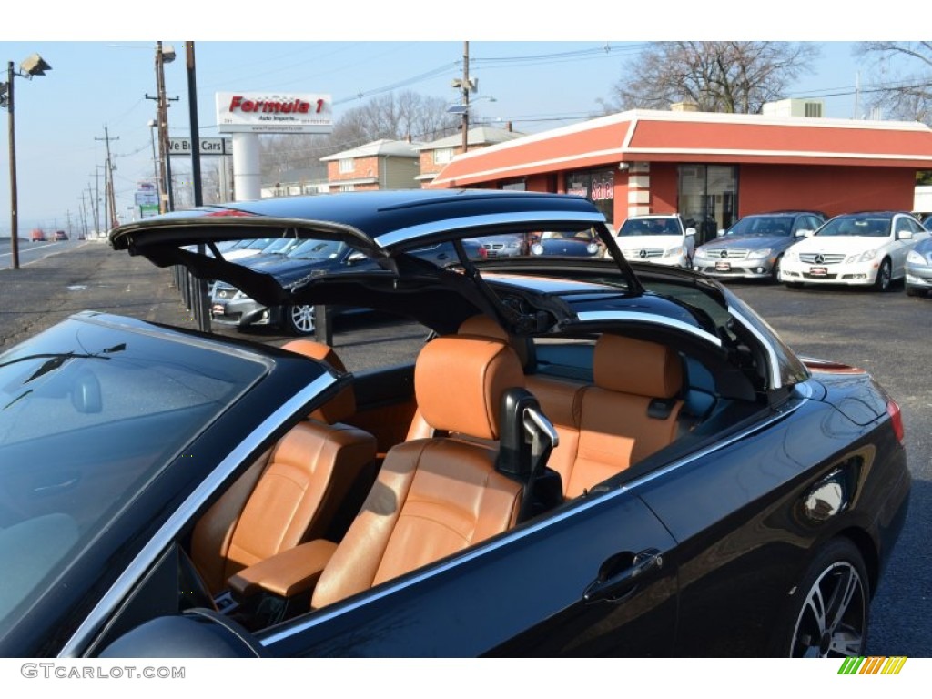 2007 3 Series 335i Convertible - Black Sapphire Metallic / Saddle Brown/Black photo #14