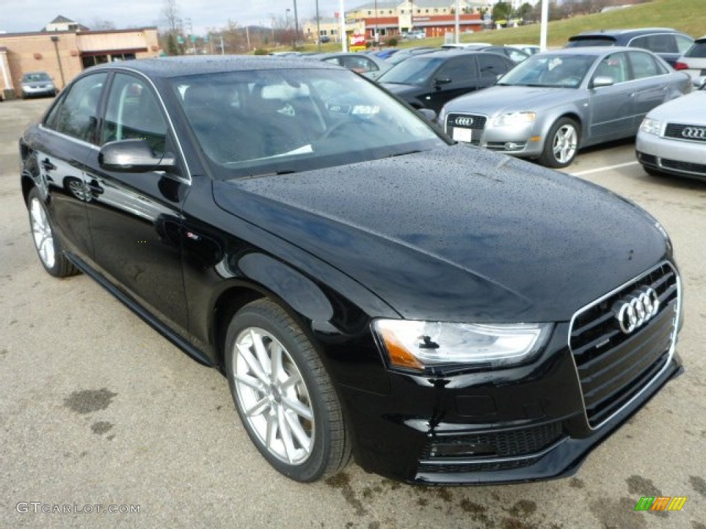 Brilliant Black 2014 Audi A4 2.0T quattro Sedan Exterior Photo #89722366