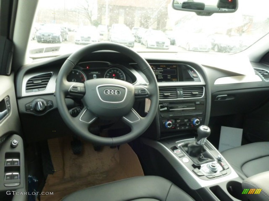 2014 Audi A4 2.0T quattro Sedan Black Dashboard Photo #89722456
