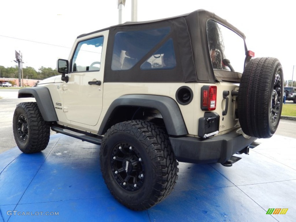 2011 Wrangler Sport 4x4 - Sahara Tan / Black/Dark Saddle photo #3