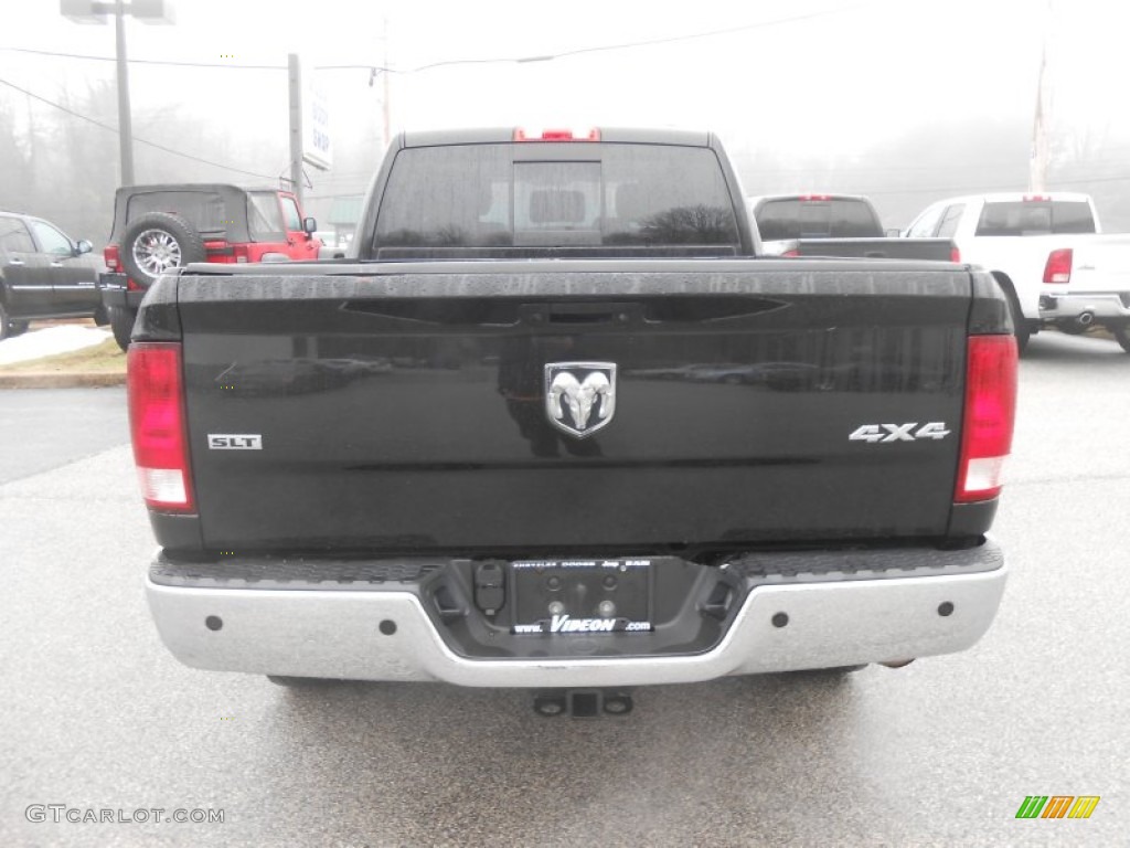 2011 Ram 2500 HD SLT Mega Cab 4x4 - Brilliant Black Crystal Pearl / Dark Slate/Medium Graystone photo #6