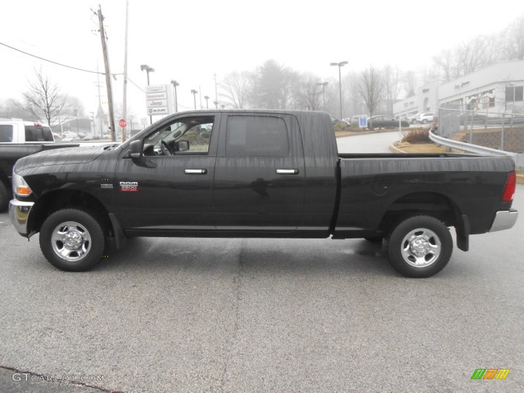 2011 Ram 2500 HD SLT Mega Cab 4x4 - Brilliant Black Crystal Pearl / Dark Slate/Medium Graystone photo #8