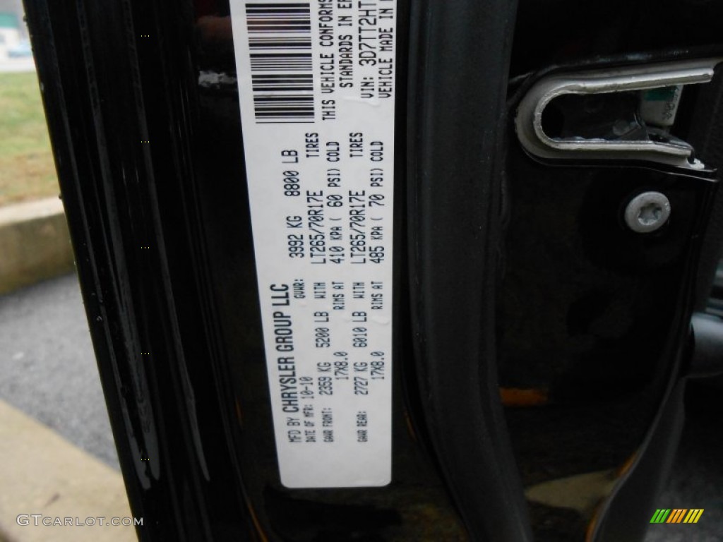 2011 Ram 2500 HD SLT Mega Cab 4x4 - Brilliant Black Crystal Pearl / Dark Slate/Medium Graystone photo #25