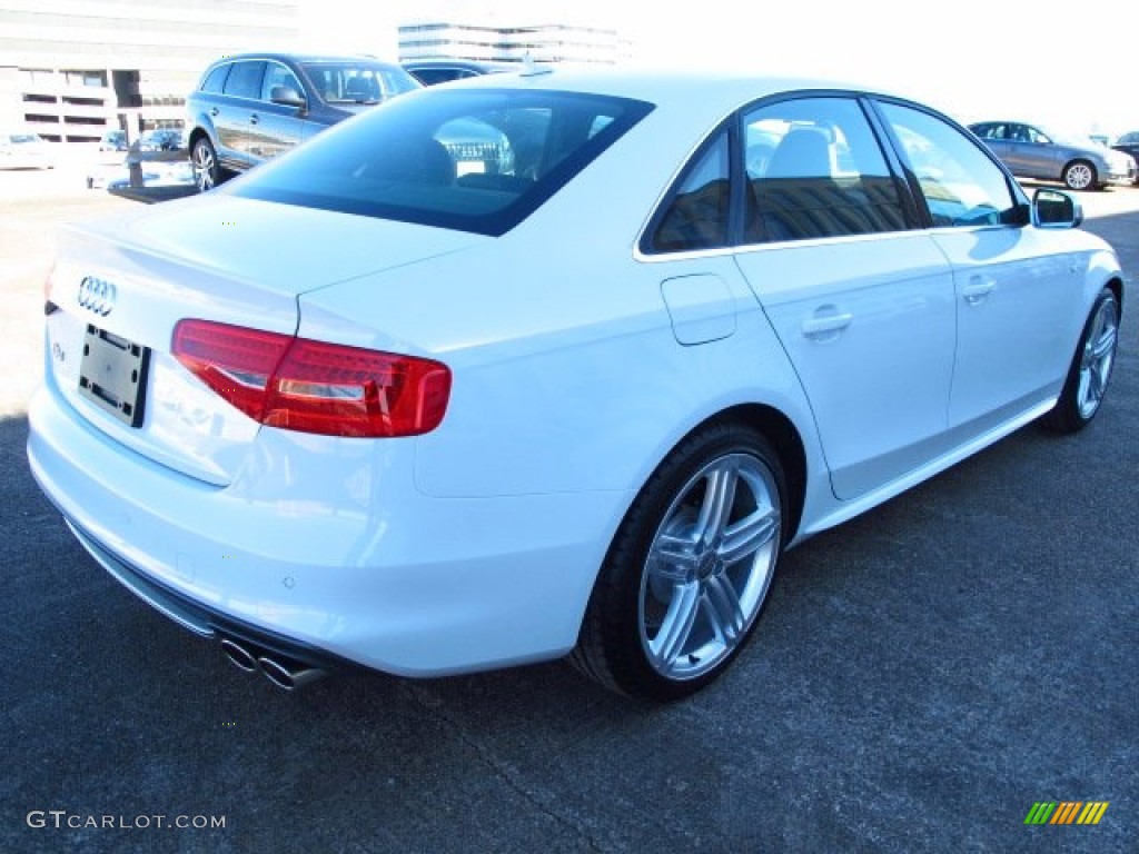 2014 S4 Premium plus 3.0 TFSI quattro - Glacier White Metallic / Black photo #2