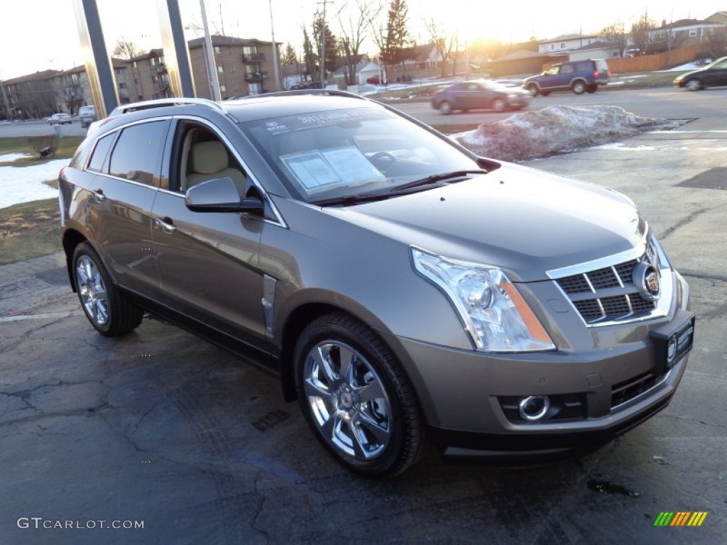 Mocha Steel Metallic 2011 Cadillac SRX 4 V6 AWD Exterior Photo #89727895