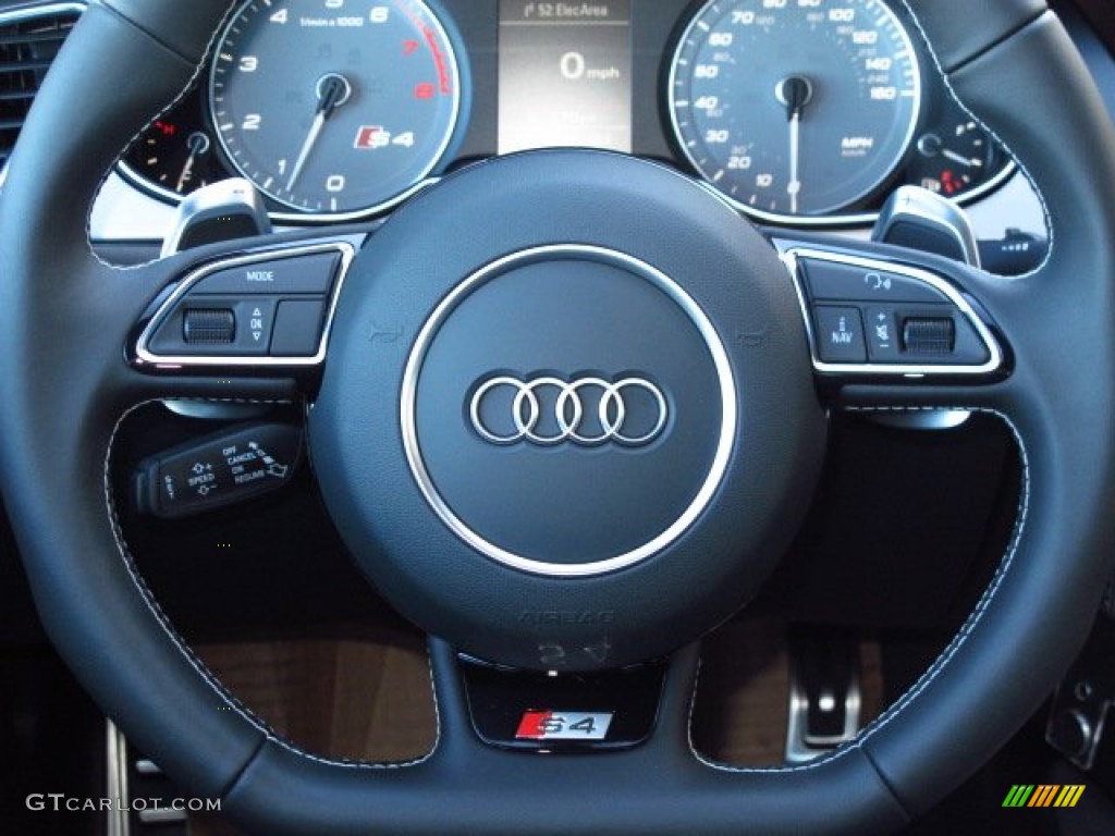 2014 S4 Premium plus 3.0 TFSI quattro - Glacier White Metallic / Black photo #20