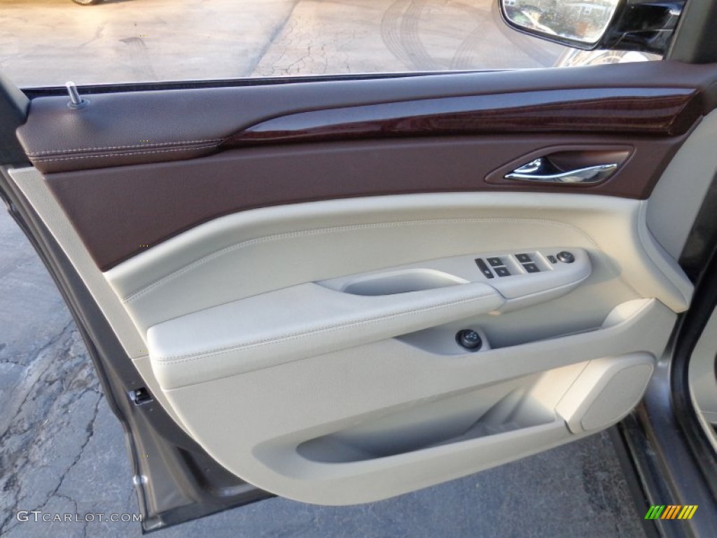 2011 Cadillac SRX 4 V6 AWD Shale/Brownstone Door Panel Photo #89728183