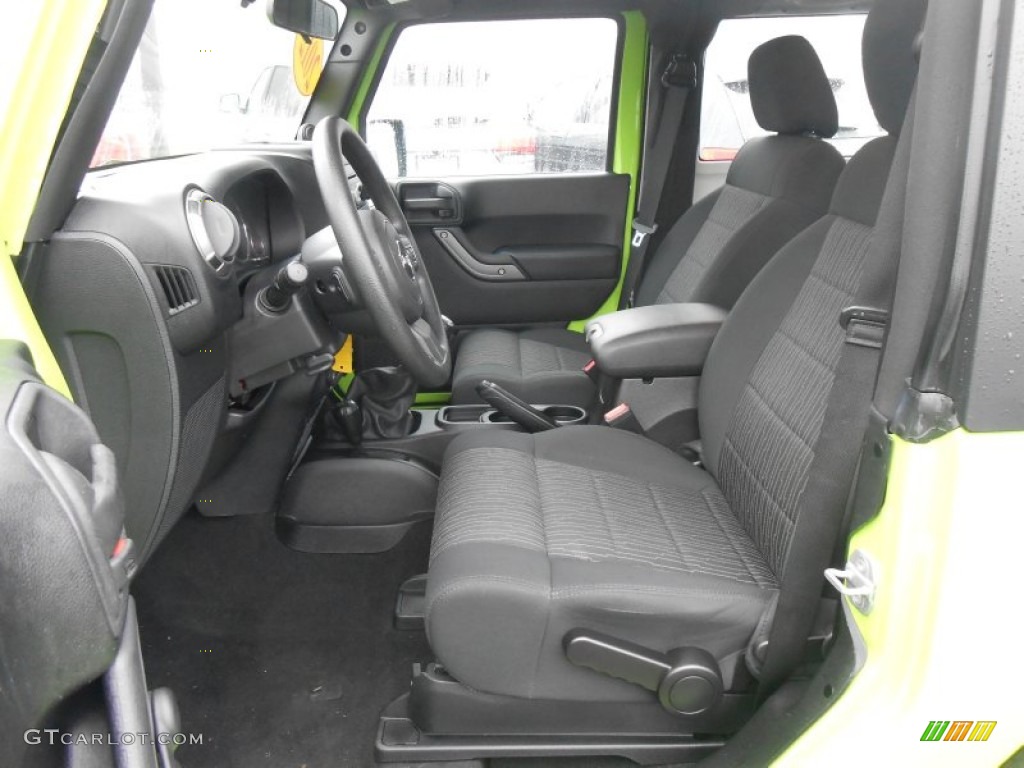 2012 Wrangler Sport 4x4 - Gecko Green / Black photo #10