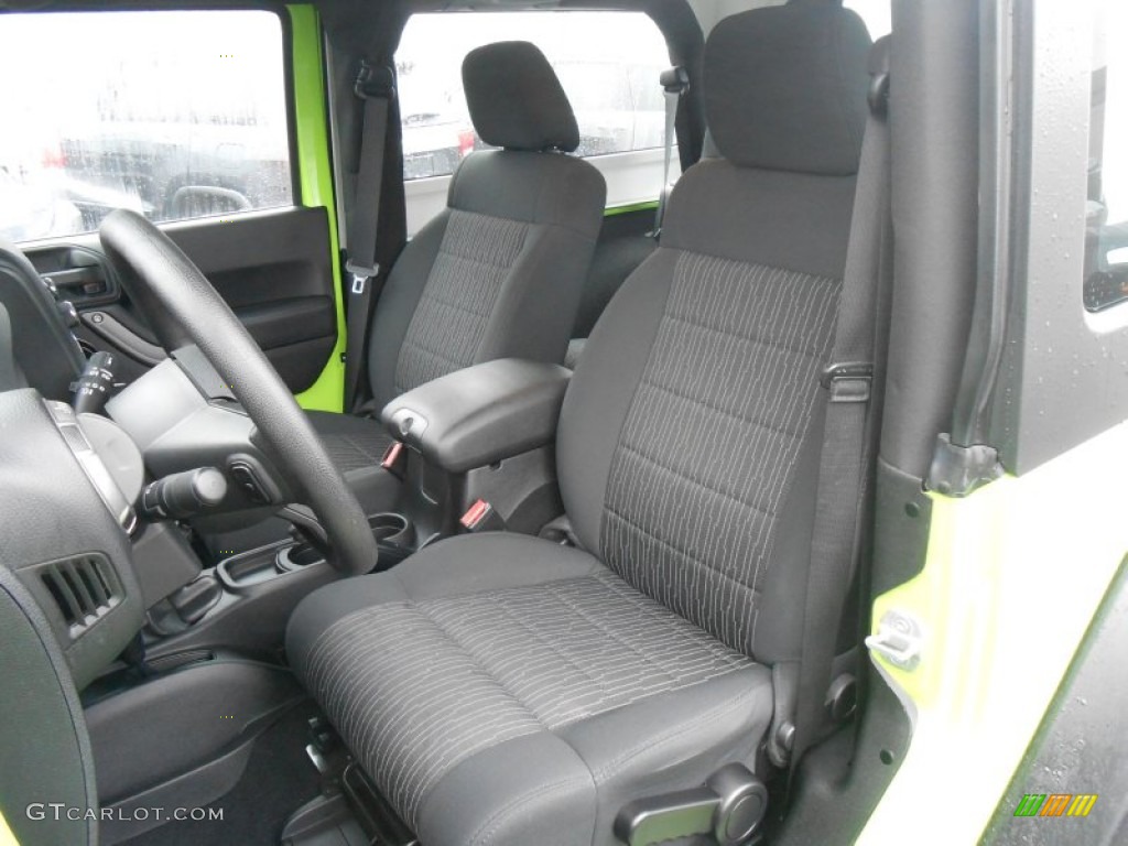 2012 Wrangler Sport 4x4 - Gecko Green / Black photo #11