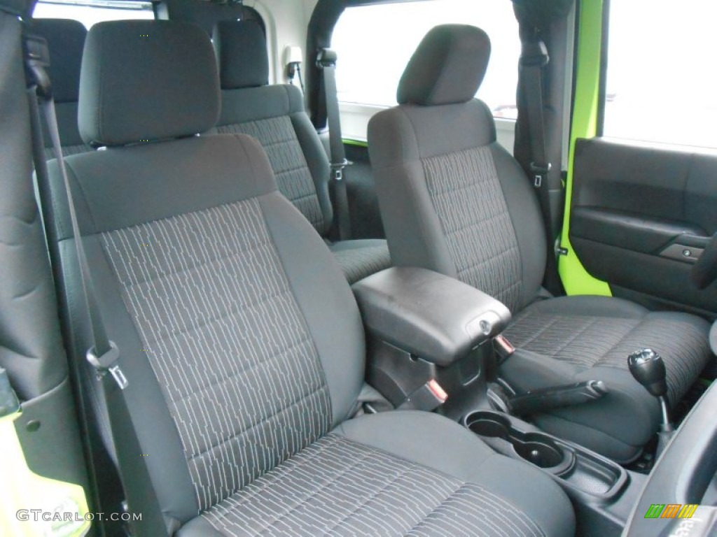 2012 Wrangler Sport 4x4 - Gecko Green / Black photo #14