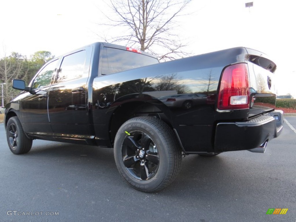 2014 1500 Express Crew Cab - Black / Black/Diesel Gray photo #2