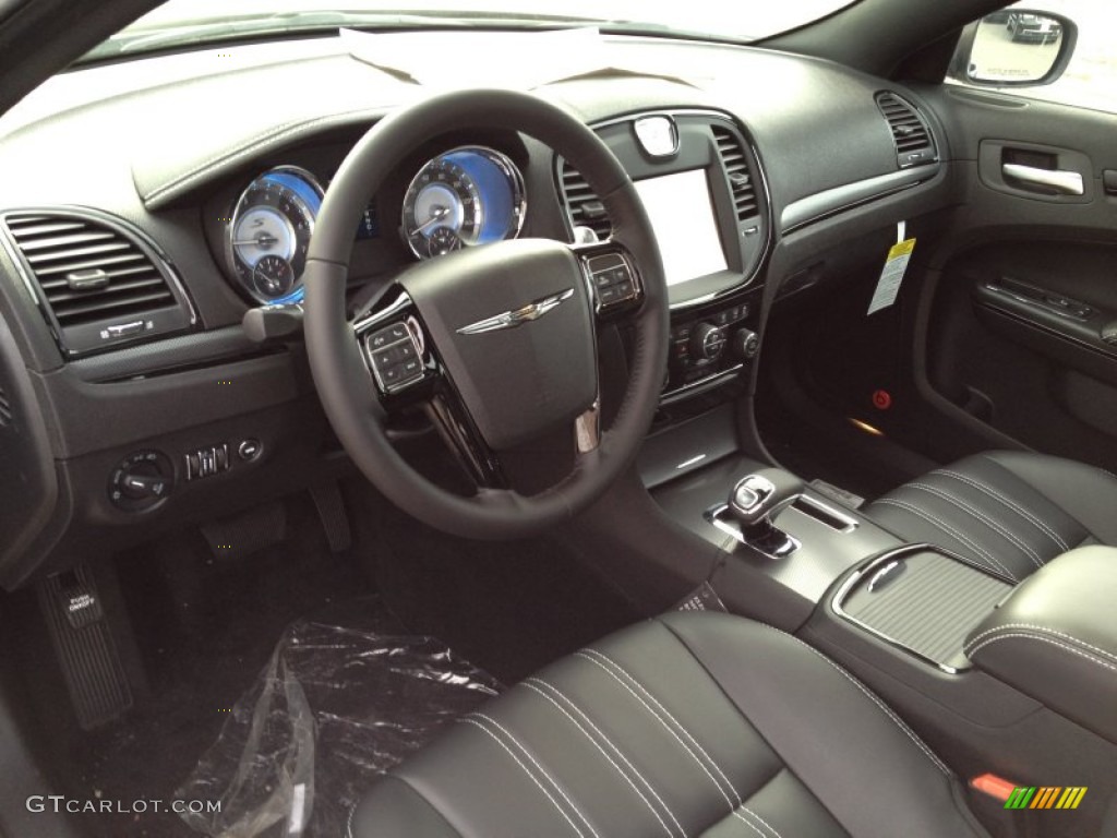 Black Interior 2014 Chrysler 300 S AWD Photo #89729002