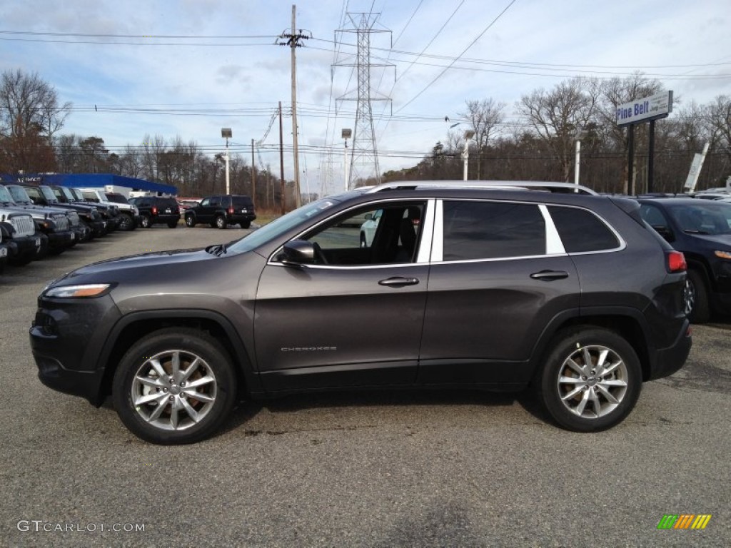 Granite Crystal Metallic 2014 Jeep Cherokee Limited 4x4 Exterior Photo #89729161