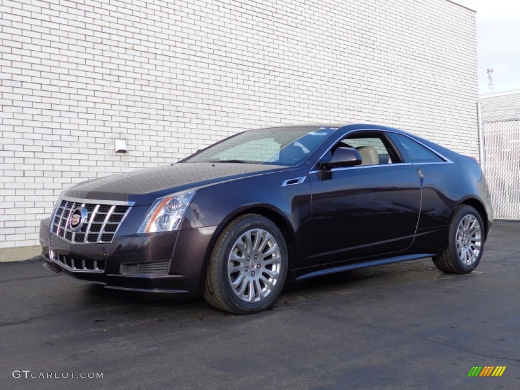 2014 CTS 4 Coupe AWD - Majestic Plum Metallic / Light Titanium/Ebony photo #1