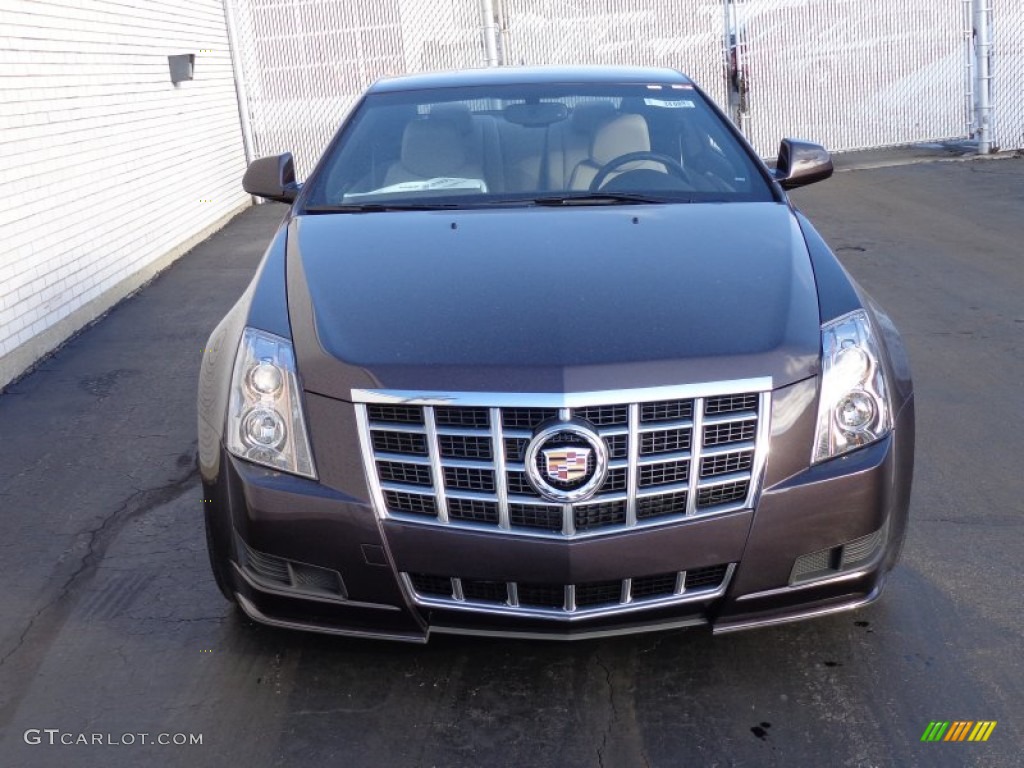 2014 CTS 4 Coupe AWD - Majestic Plum Metallic / Light Titanium/Ebony photo #2