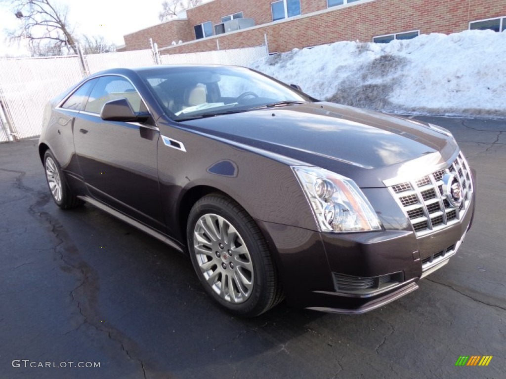 2014 CTS 4 Coupe AWD - Majestic Plum Metallic / Light Titanium/Ebony photo #3