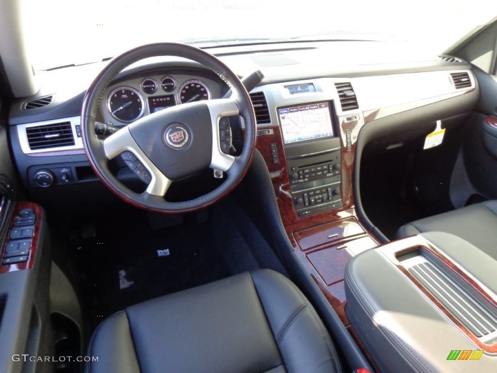 Ebony/Ebony Interior 2014 Cadillac Escalade ESV Premium AWD Photo #89730745