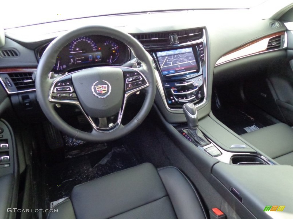 Jet Black/Jet Black Interior 2014 Cadillac CTS Performance Sedan AWD Photo #89731366