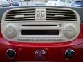 2012 Fiat 500 Tessuto Rosso/Avorio (Red/Ivory) Interior Audio System Photo