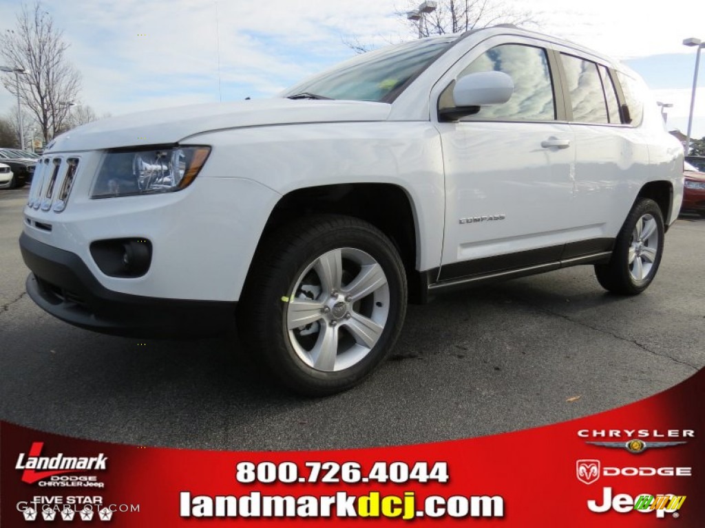 Bright White Jeep Compass