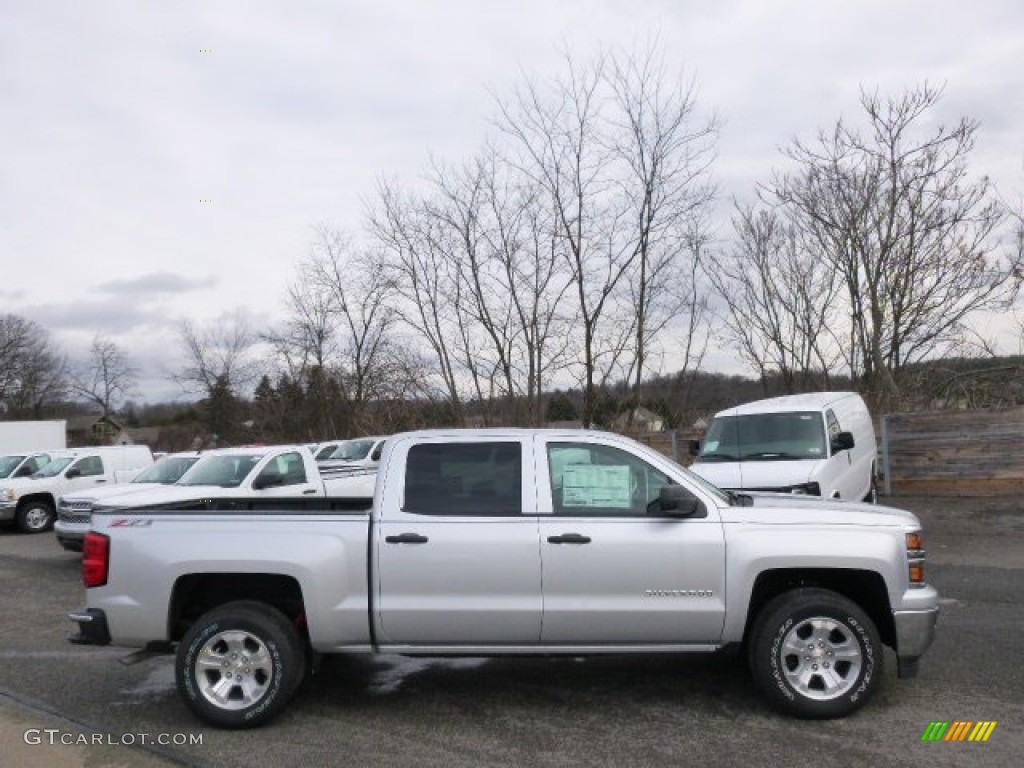 2014 Silverado 1500 LT Z71 Crew Cab 4x4 - Silver Ice Metallic / Jet Black photo #5