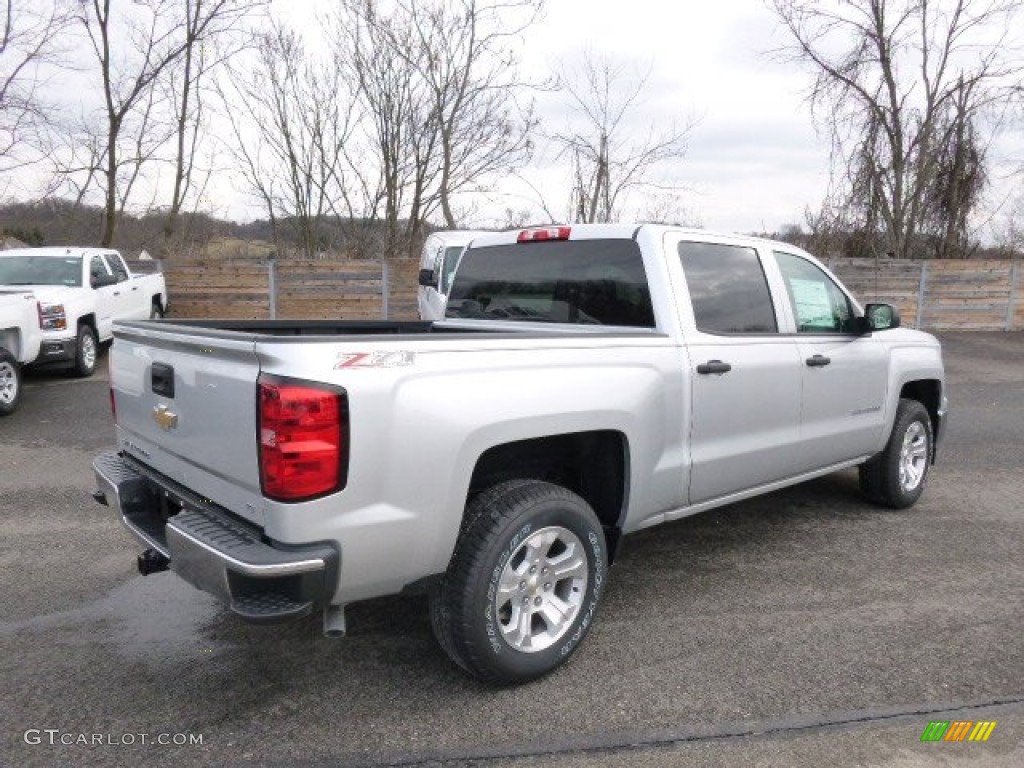 2014 Silverado 1500 LT Z71 Crew Cab 4x4 - Silver Ice Metallic / Jet Black photo #6