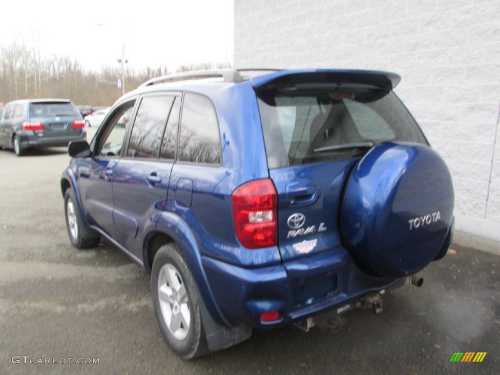 2004 RAV4 4WD - Spectra Blue Mica / Taupe photo #4
