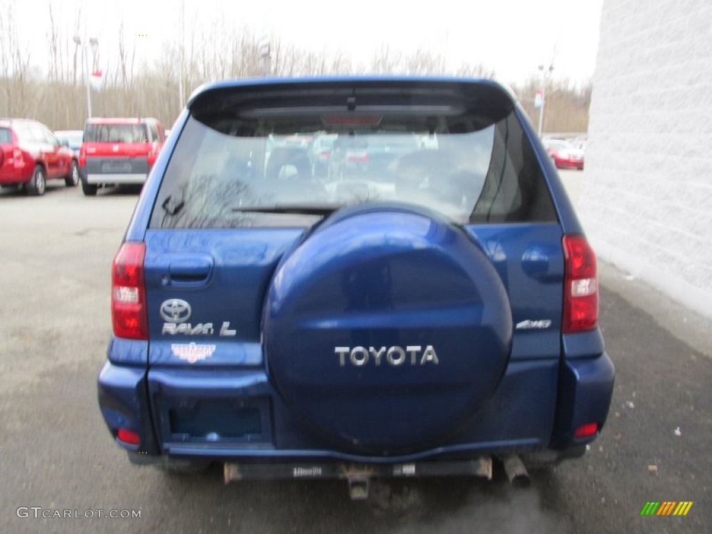 2004 RAV4 4WD - Spectra Blue Mica / Taupe photo #5