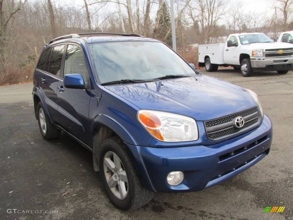 2004 RAV4 4WD - Spectra Blue Mica / Taupe photo #8