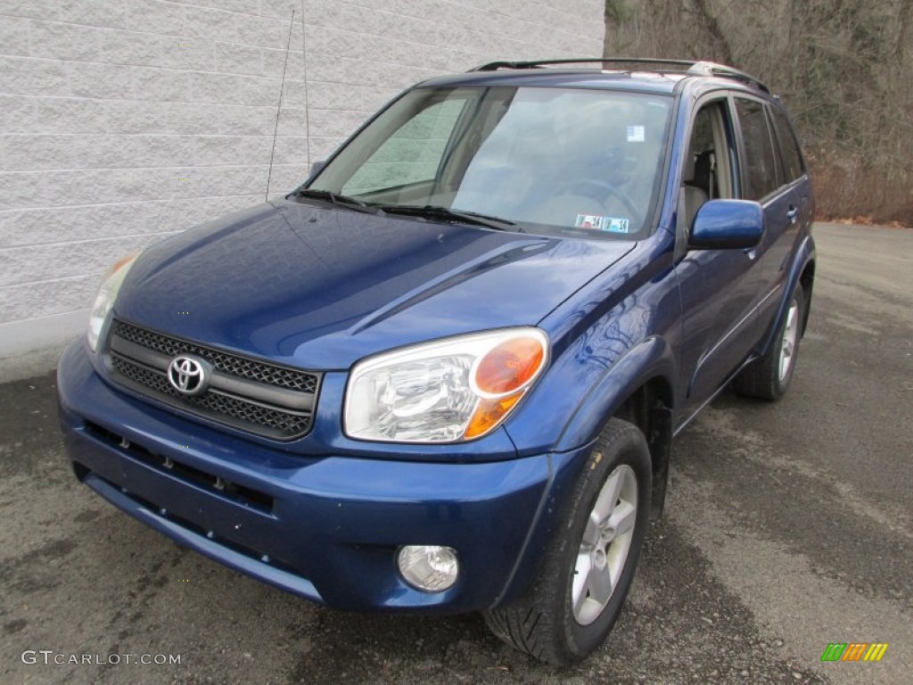 2004 RAV4 4WD - Spectra Blue Mica / Taupe photo #10