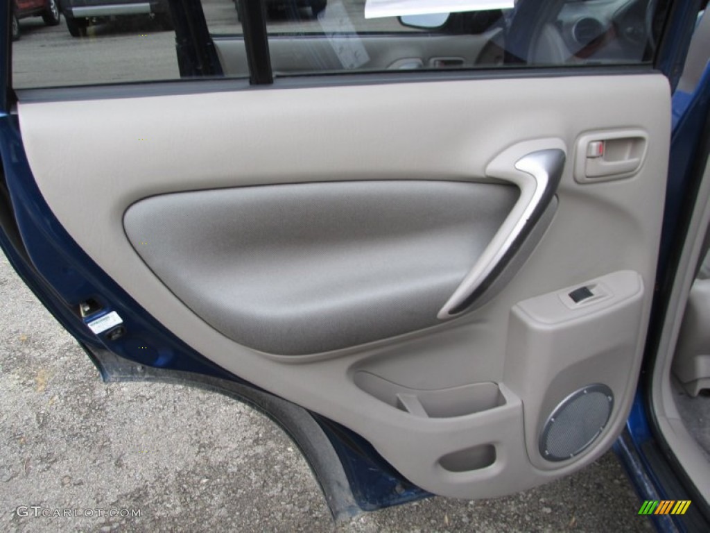 2004 RAV4 4WD - Spectra Blue Mica / Taupe photo #14