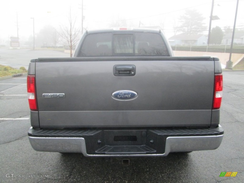 2006 F150 XLT SuperCrew 4x4 - Dark Shadow Grey Metallic / Medium/Dark Flint photo #7