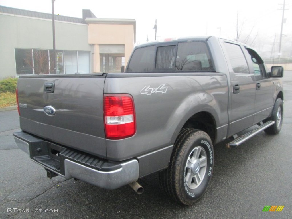 2006 F150 XLT SuperCrew 4x4 - Dark Shadow Grey Metallic / Medium/Dark Flint photo #8