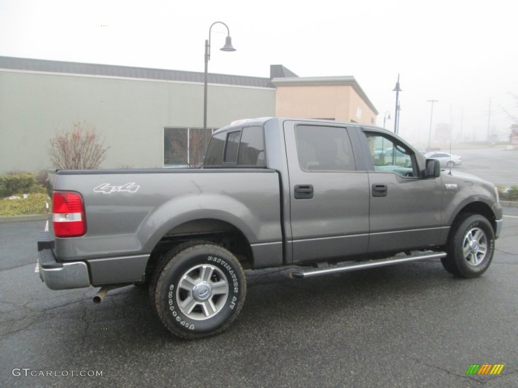 2006 F150 XLT SuperCrew 4x4 - Dark Shadow Grey Metallic / Medium/Dark Flint photo #9