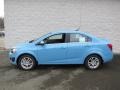 Cool Blue 2014 Chevrolet Sonic LT Sedan Exterior