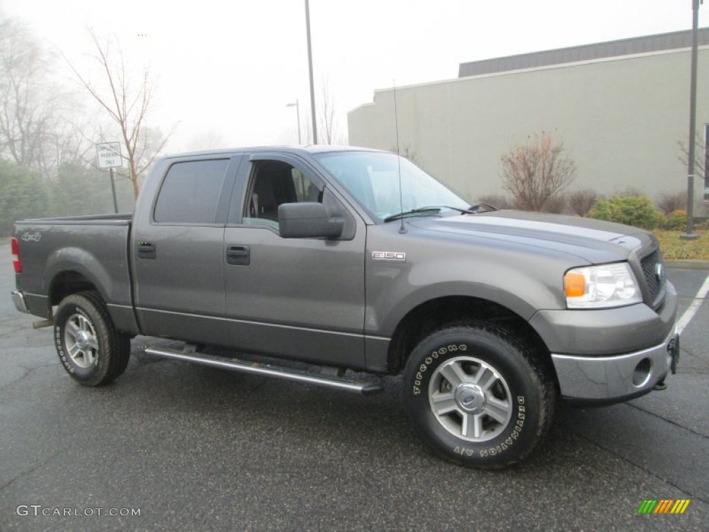 2006 F150 XLT SuperCrew 4x4 - Dark Shadow Grey Metallic / Medium/Dark Flint photo #11