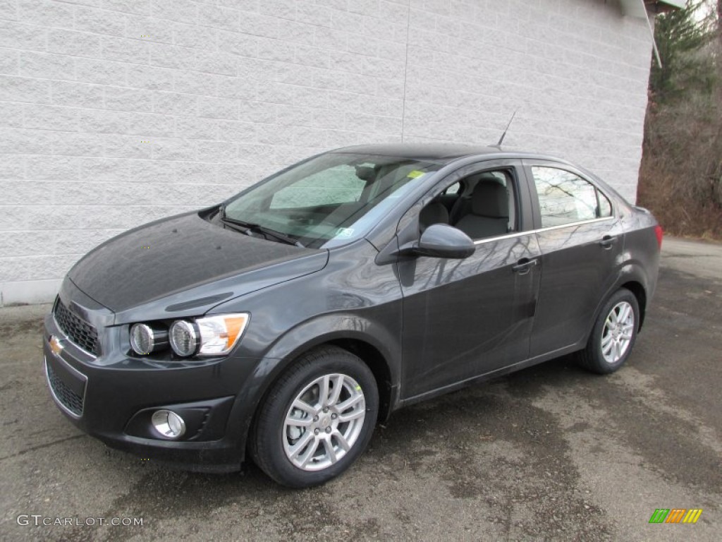 2014 Sonic LT Sedan - Ashen Gray Metallic / Dark Pewter/Dark Titanium photo #1