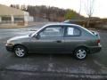 Charcoal Gray 2002 Hyundai Accent L Coupe Exterior