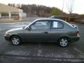 Charcoal Gray 2002 Hyundai Accent L Coupe Exterior