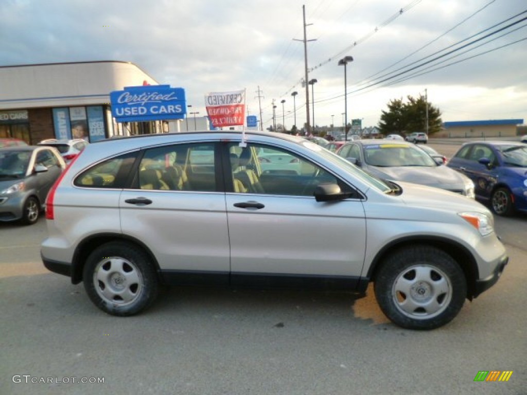 2009 CR-V LX 4WD - Alabaster Silver Metallic / Gray photo #8