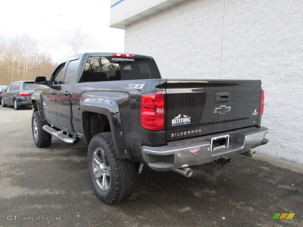 2014 Silverado 1500 LTZ Z71 Double Cab 4x4 - Black / Jet Black photo #4