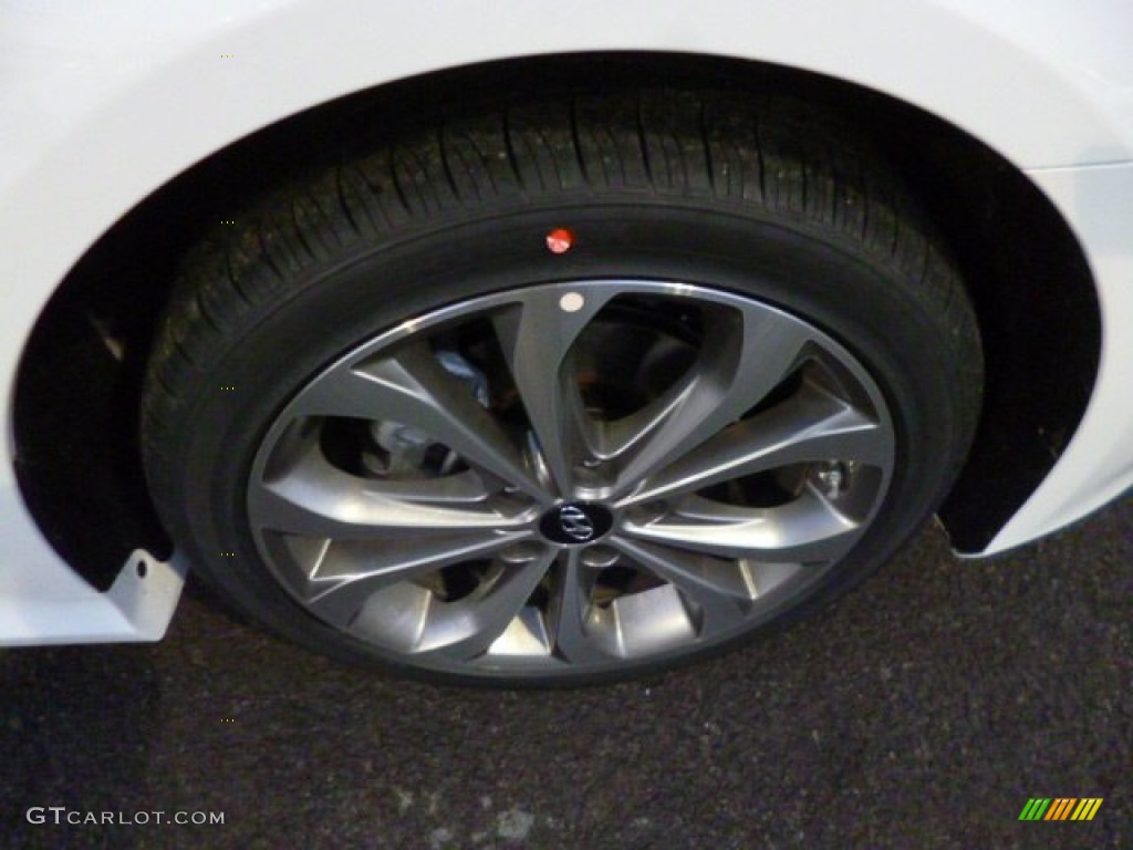 2014 Sonata SE 2.0T - Pearl White / Black photo #9