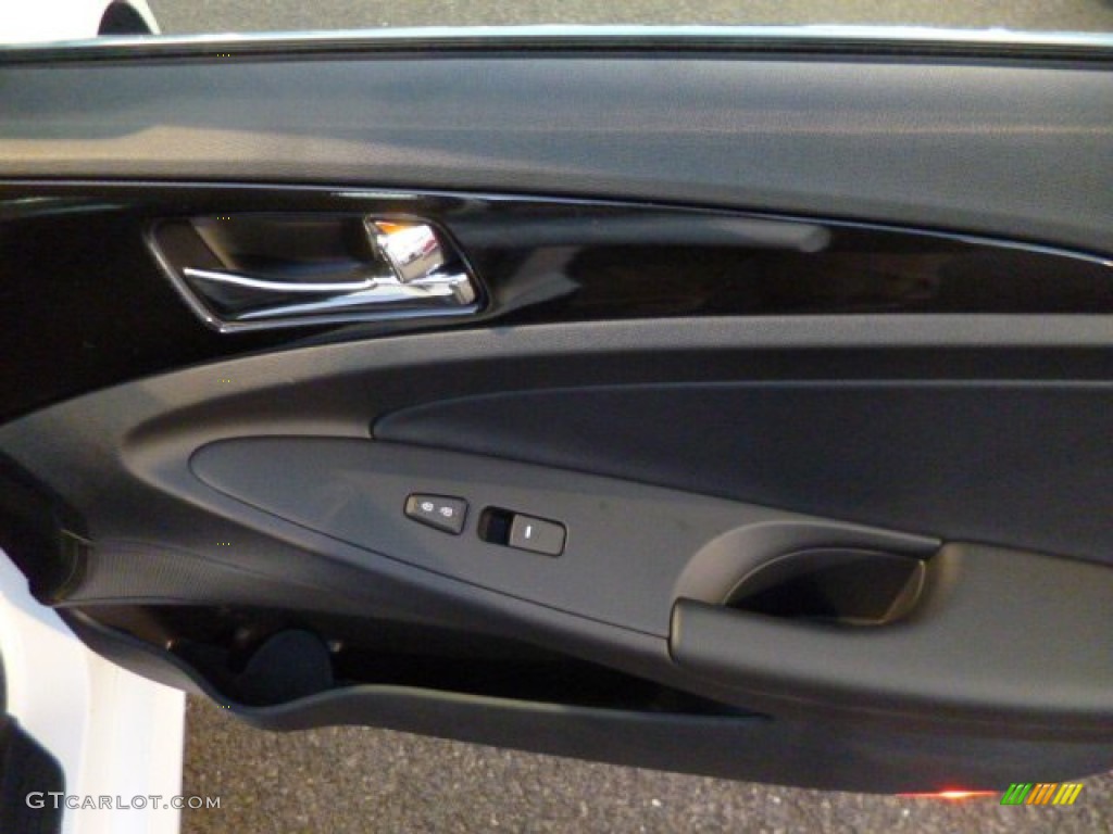 2014 Sonata SE 2.0T - Pearl White / Black photo #11