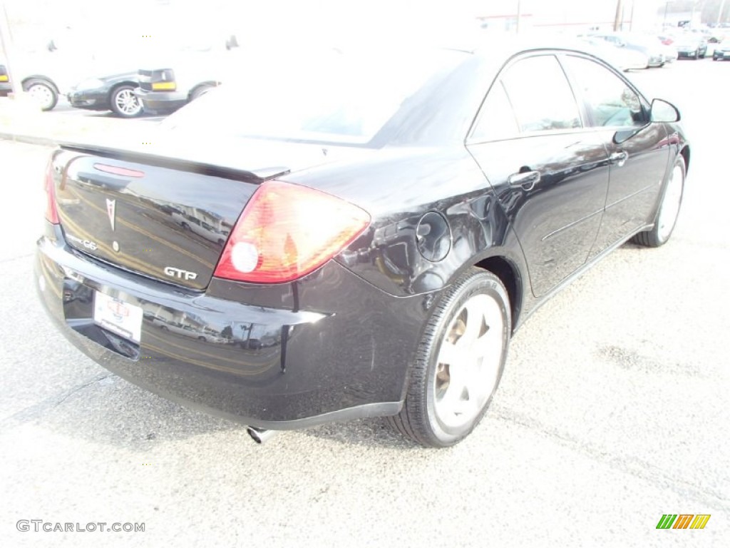 2007 G6 GTP Sedan - Black / Light Taupe photo #7