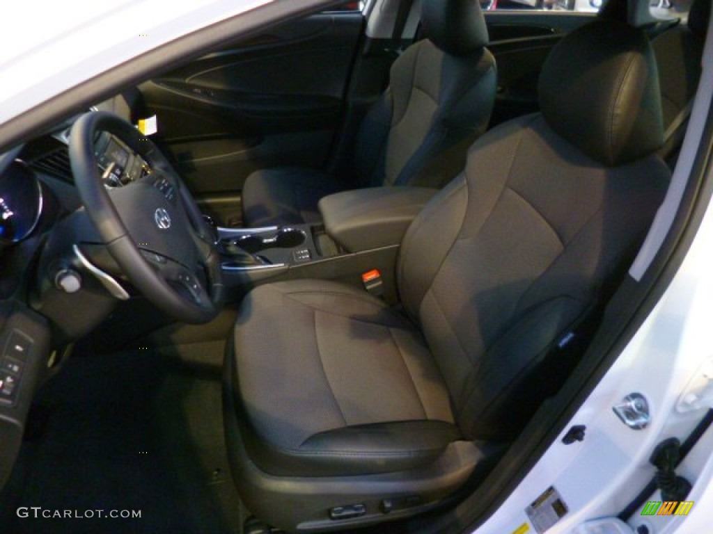 2014 Sonata SE 2.0T - Pearl White / Black photo #15