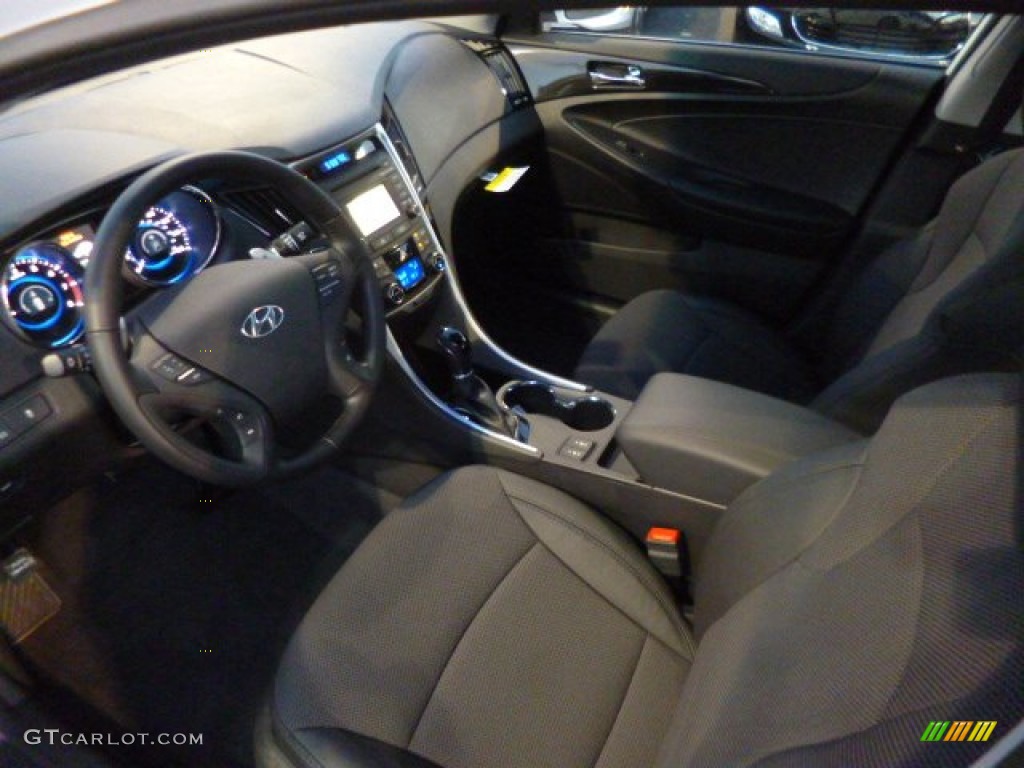 2014 Sonata SE 2.0T - Pearl White / Black photo #16