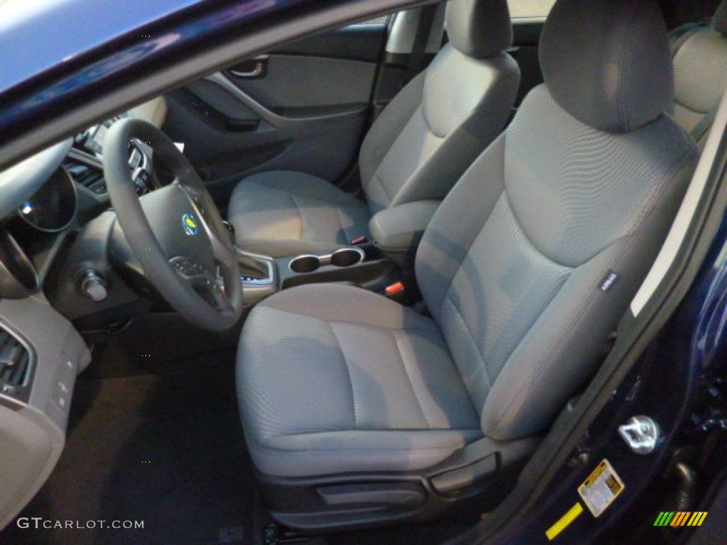 Gray Interior 2014 Hyundai Elantra SE Sedan Photo #89738599