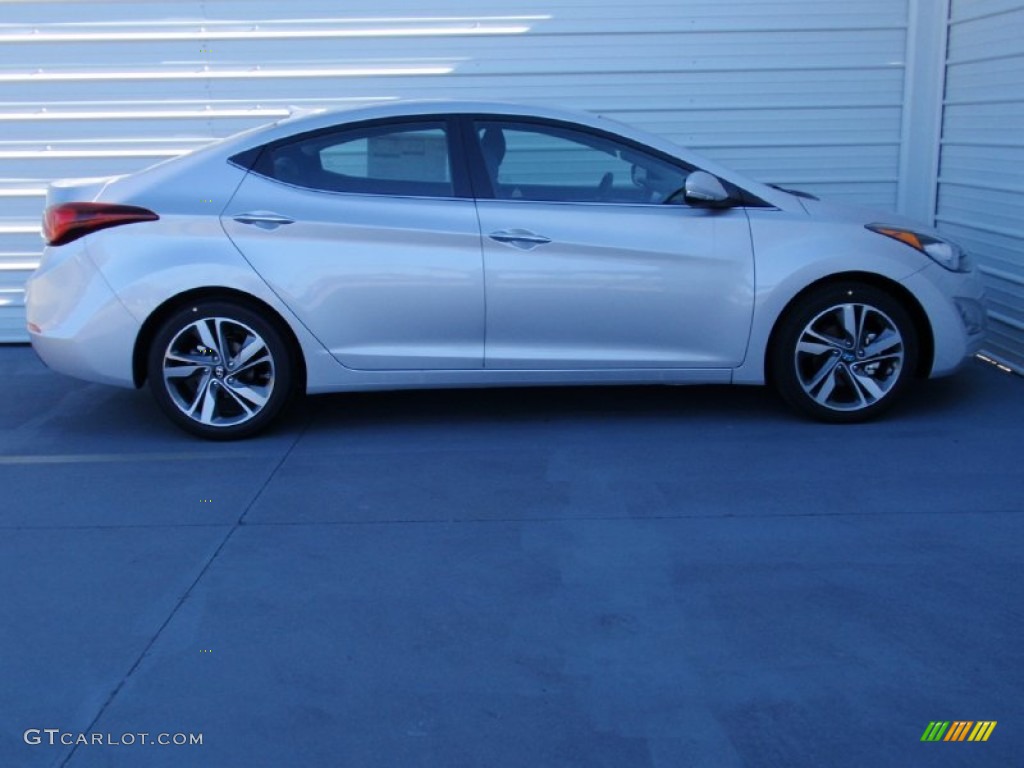 2014 Elantra Limited Sedan - Silver / Gray photo #3